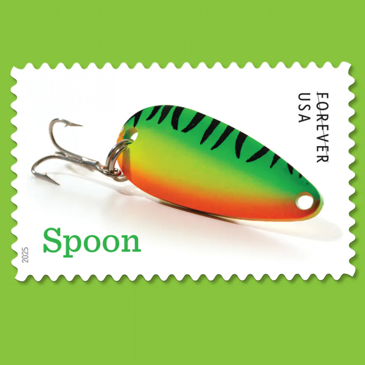 (2025) Freshwater Fishing Lures Forever Stamps, Sheet of 20