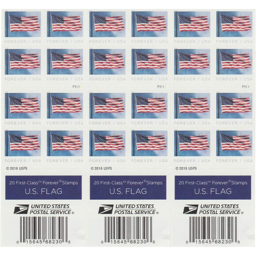 (2019) USPS Flag Forever First Class Postage Stamps