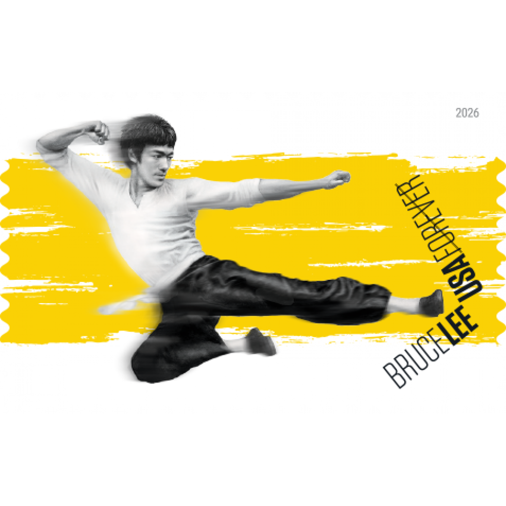(2026) Bruce Lee Forever Stamps, Sheet of 20